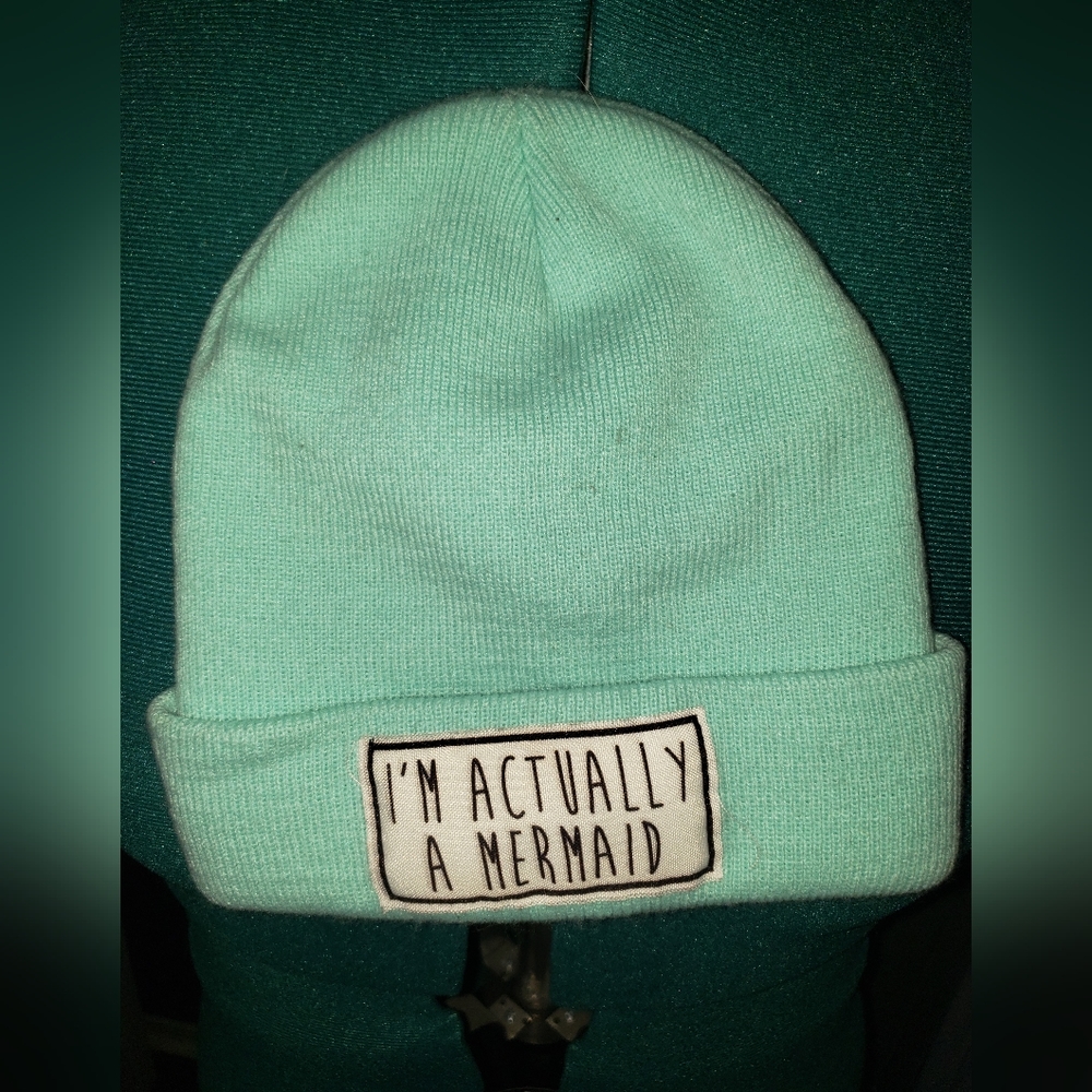 Teal Knit Cap